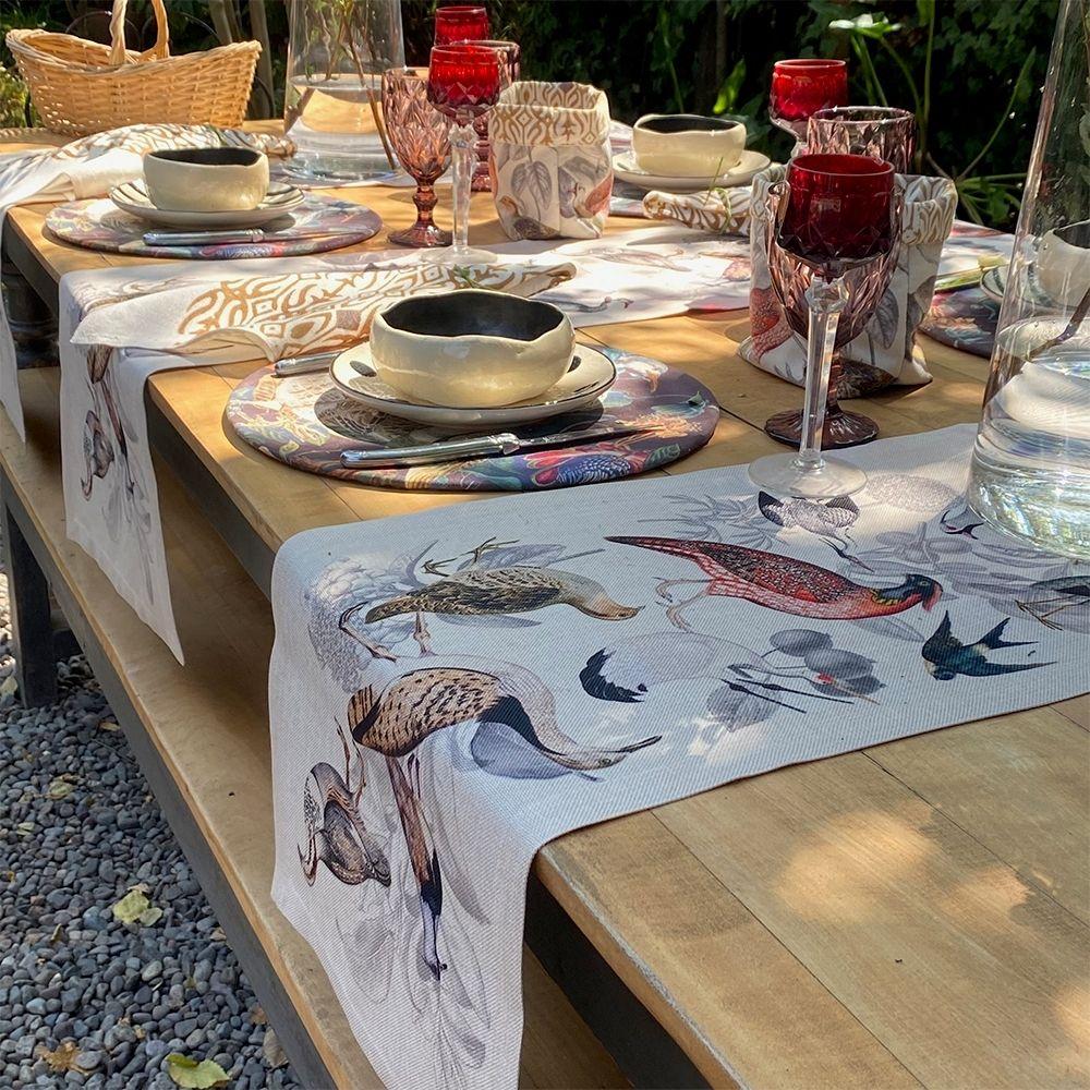 Camino de Mesa Panguipulli - Lino Poliester - 150 cm. x 36 cm.-2