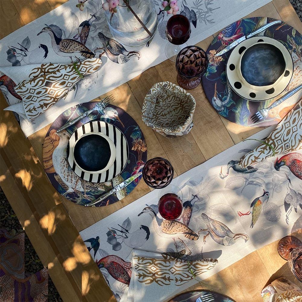 Camino de Mesa Panguipulli - Lino Poliester - 150 cm. x 36 cm.-3