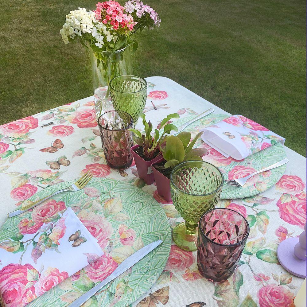 Mantel Rosalia - 180 x 250 - Velo Organza (6 puestos)-2