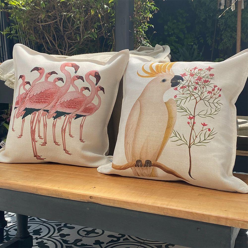 Set 4  Cojines Birds, 45x45-3