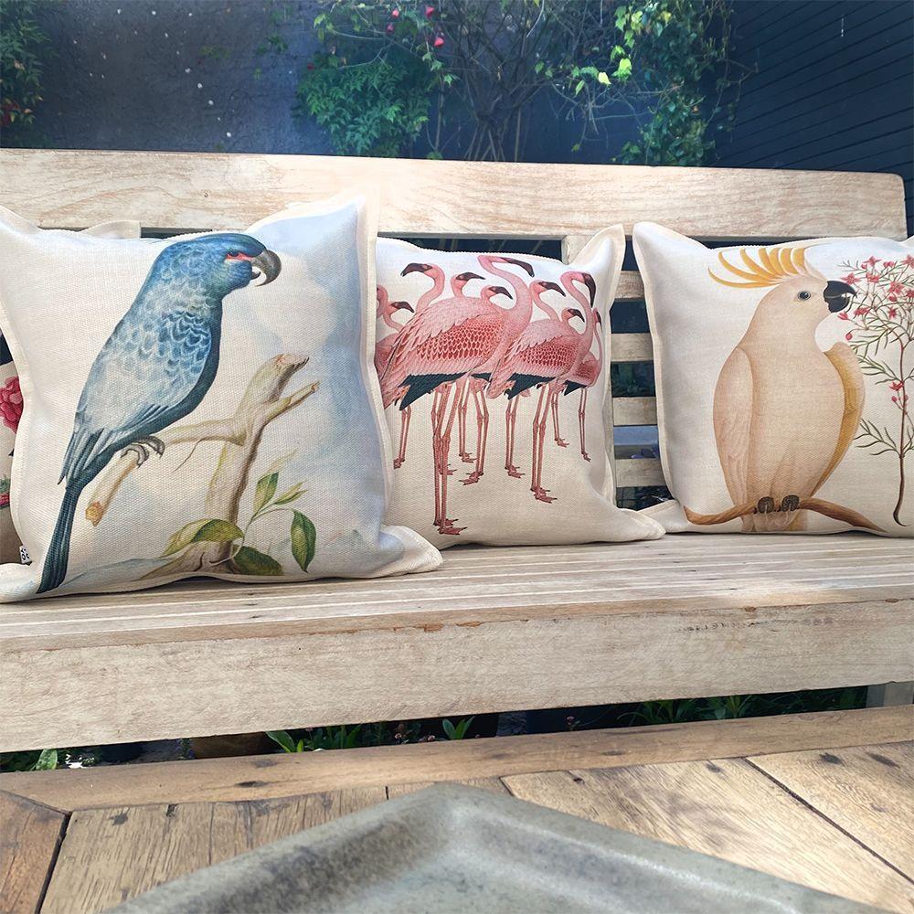 Set 4  Cojines Birds, 45x45-2