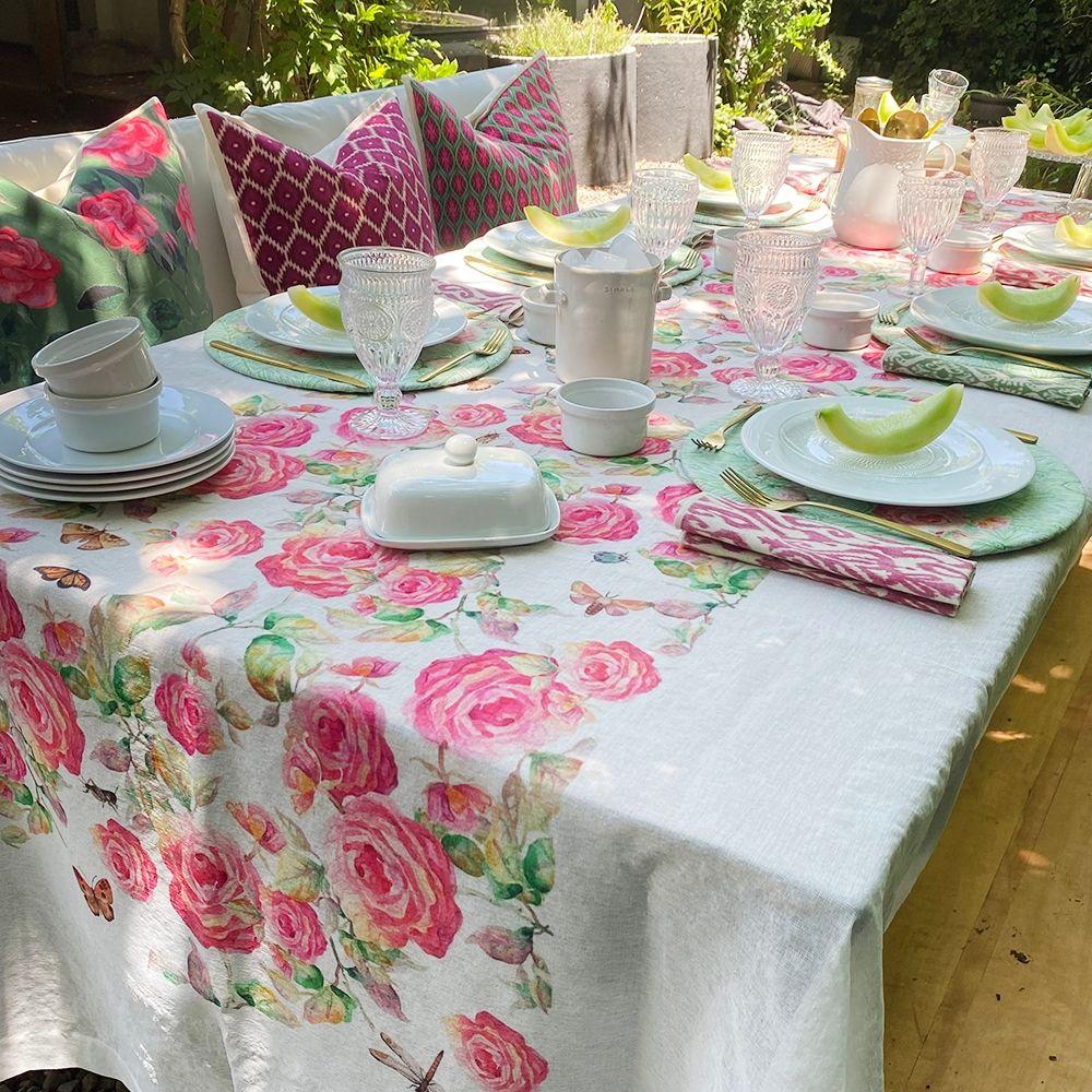 Mantel Rosalia - 180 x 350 - Velo Organza (10 a 12 puestos)-0