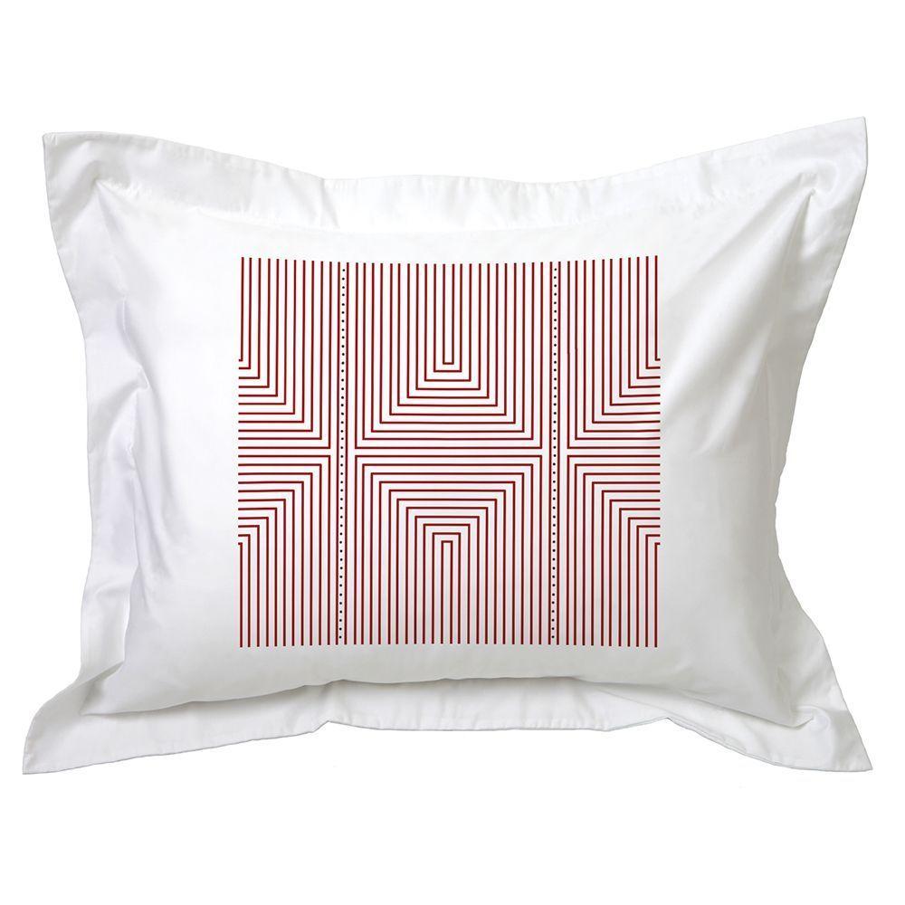 Funda de Almohada Guaraní Rojo-0