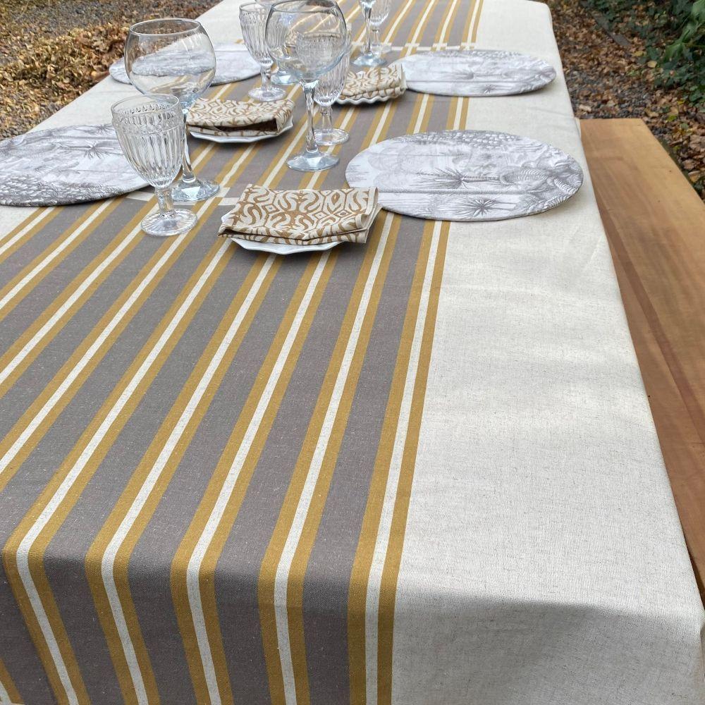 Mantel Ciro - 180 x 250 - Lino Poliester (6 puestos)-3