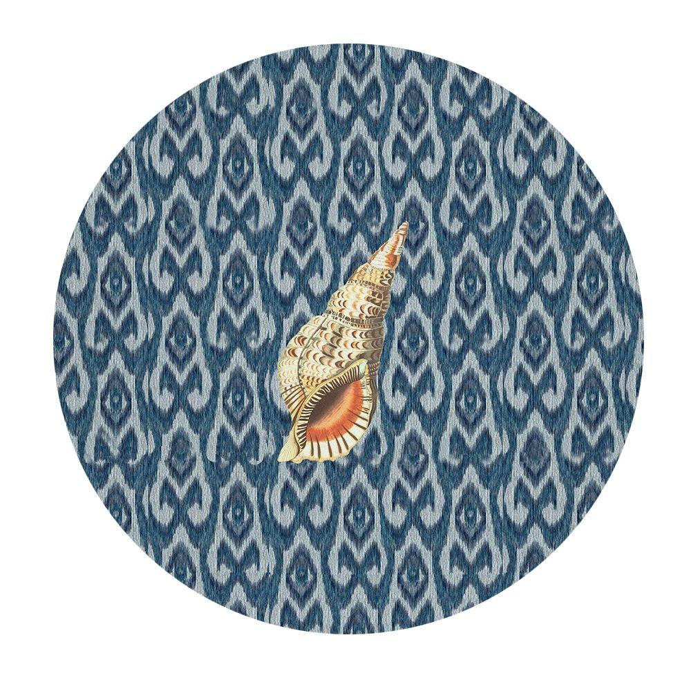 Set 4 Bajoplatos Bahia Azul  - 35 cm. - con base-4