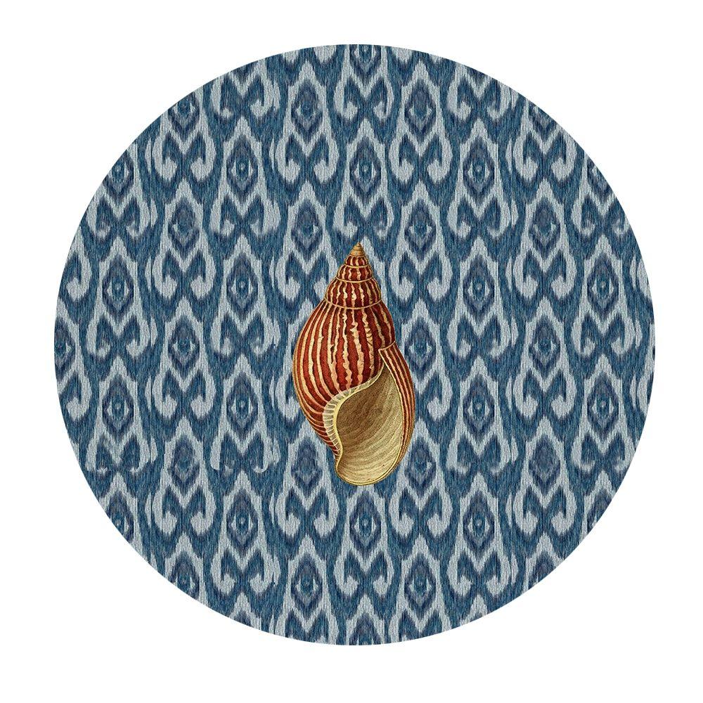 Set 4 Bajoplatos Bahia Azul  - 35 cm. - con base-5