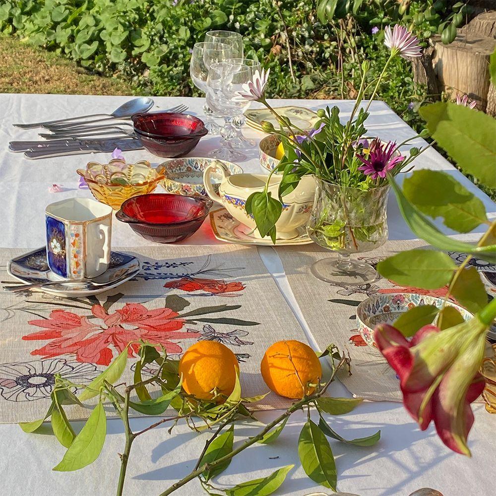 Set  Individualres linet natural Lili-2