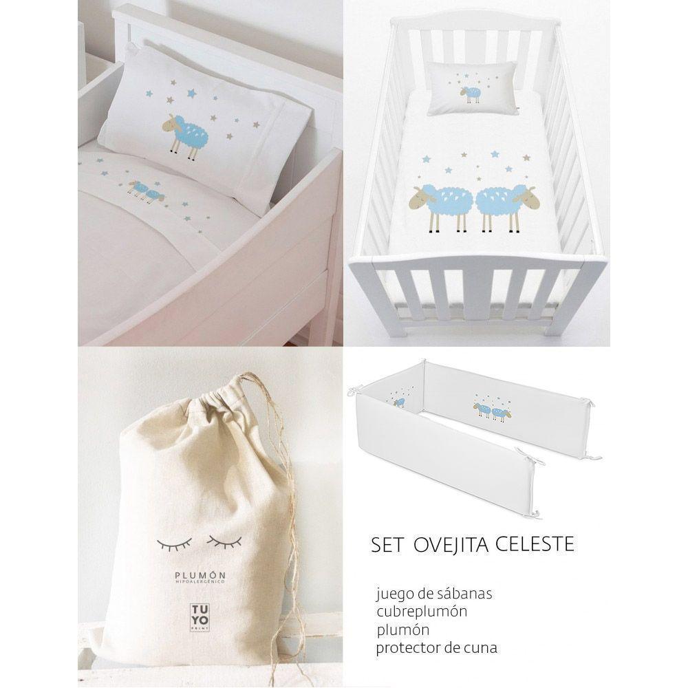 Set Cuna Ovejita Celeste-3