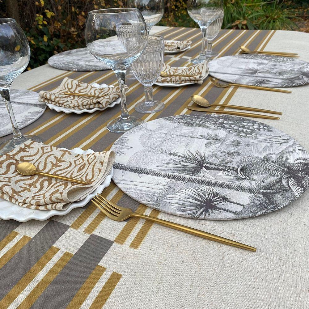 Set 4 Servilletas Ciro - Lino Poliester - 44 cm. x 44 cm.-3