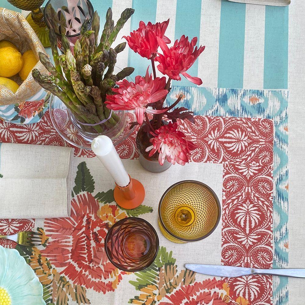 Mantel Luisa - 240 x 240 - Lino Poliester (8 puestos)-3