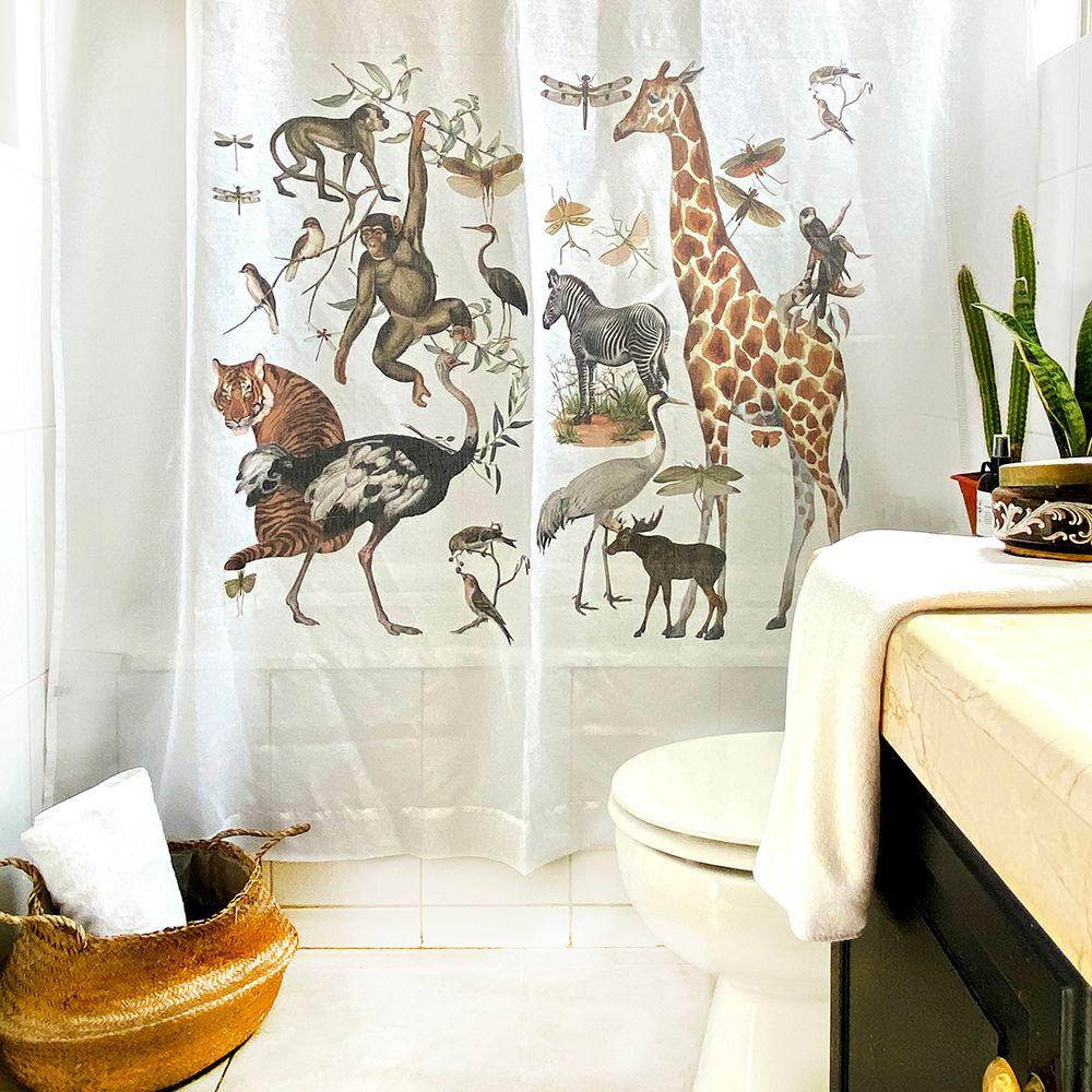 Cortina de Baño Velo Organza Wild-3
