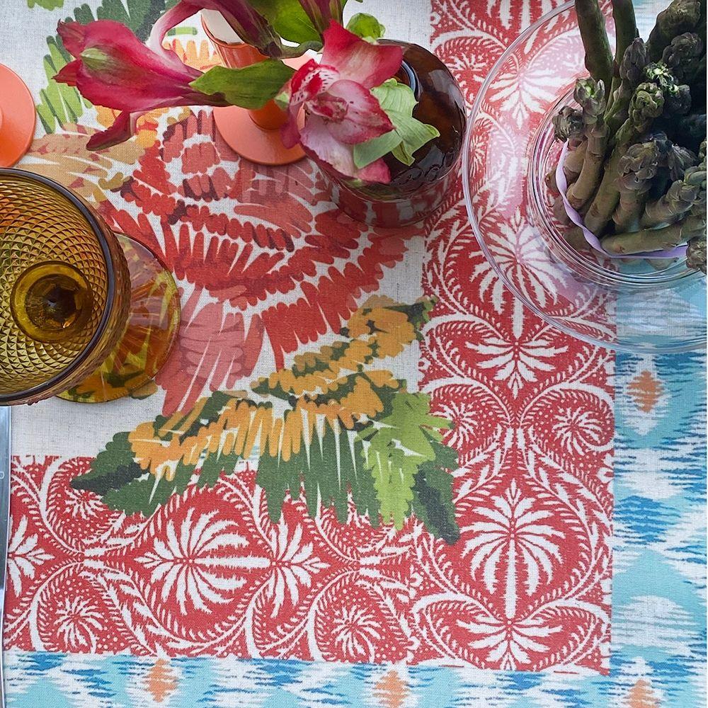 Mantel Luisa - 180 x 350 - Lino Poliester (10 a 12 puestos)-3