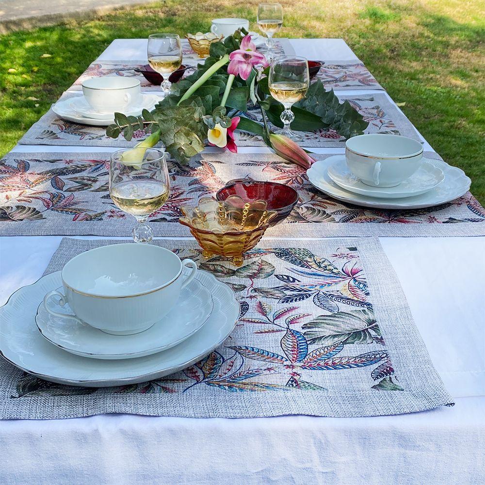 Set  Individuales gris claro Selva-4