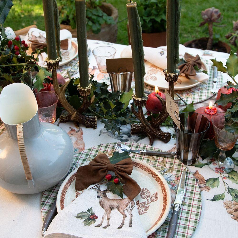 Set 4 Servilletas Woodland - Lino Poliester - 44 x 44 cm.-3