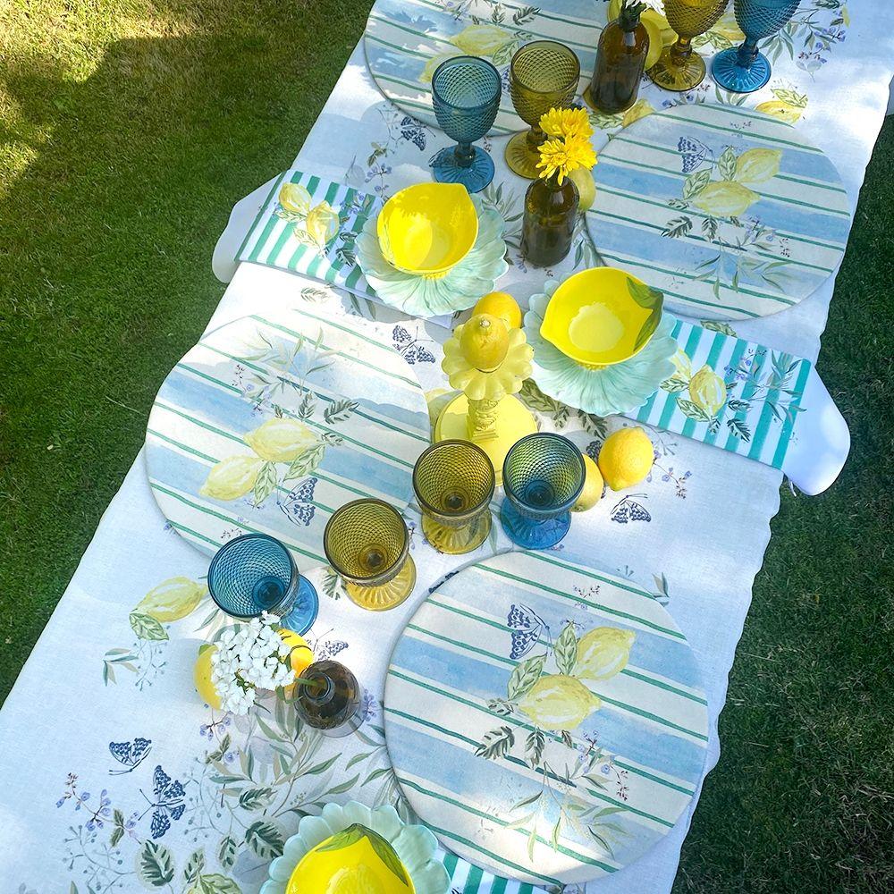 Set 4 Servilletas Azahar - Velo Organza - 45 cm. x 45 cm.-2