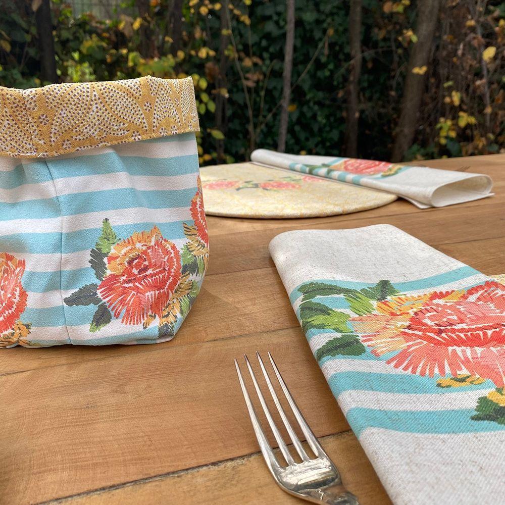 Set 4 Servilletas Luisa - Lino Poliester - 44 cm. x 44 cm.-2