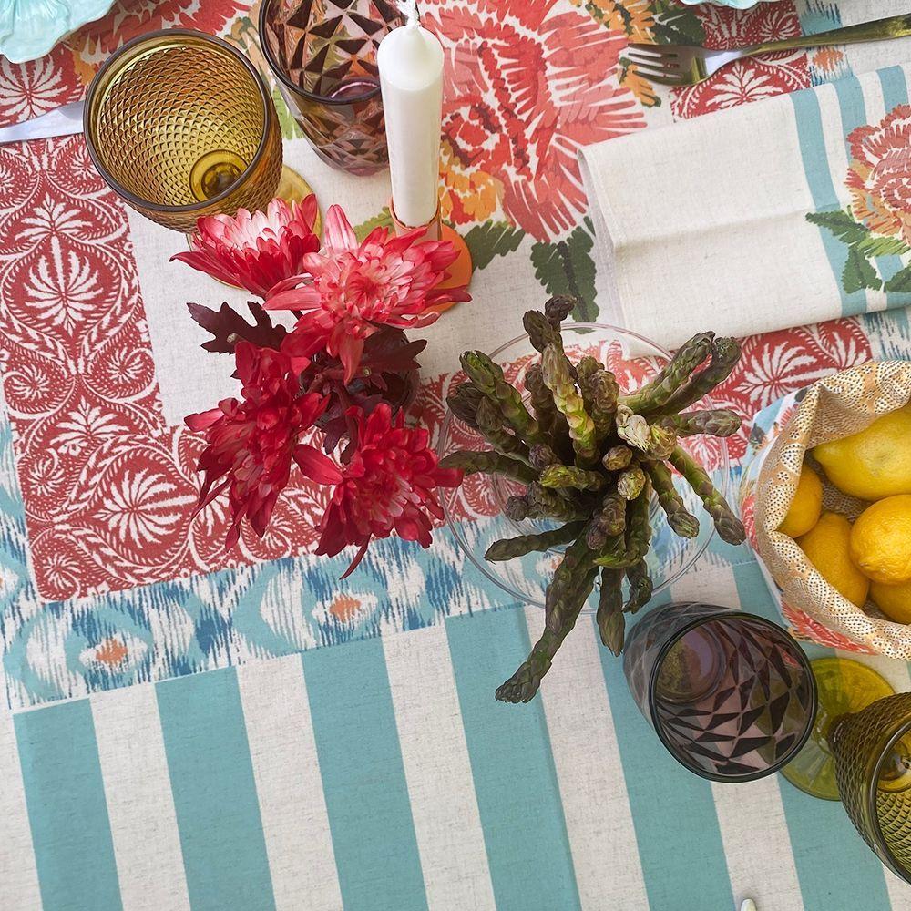 Mantel Luisa - 180 x 300 - Lino Poliester (8 puestos)-2