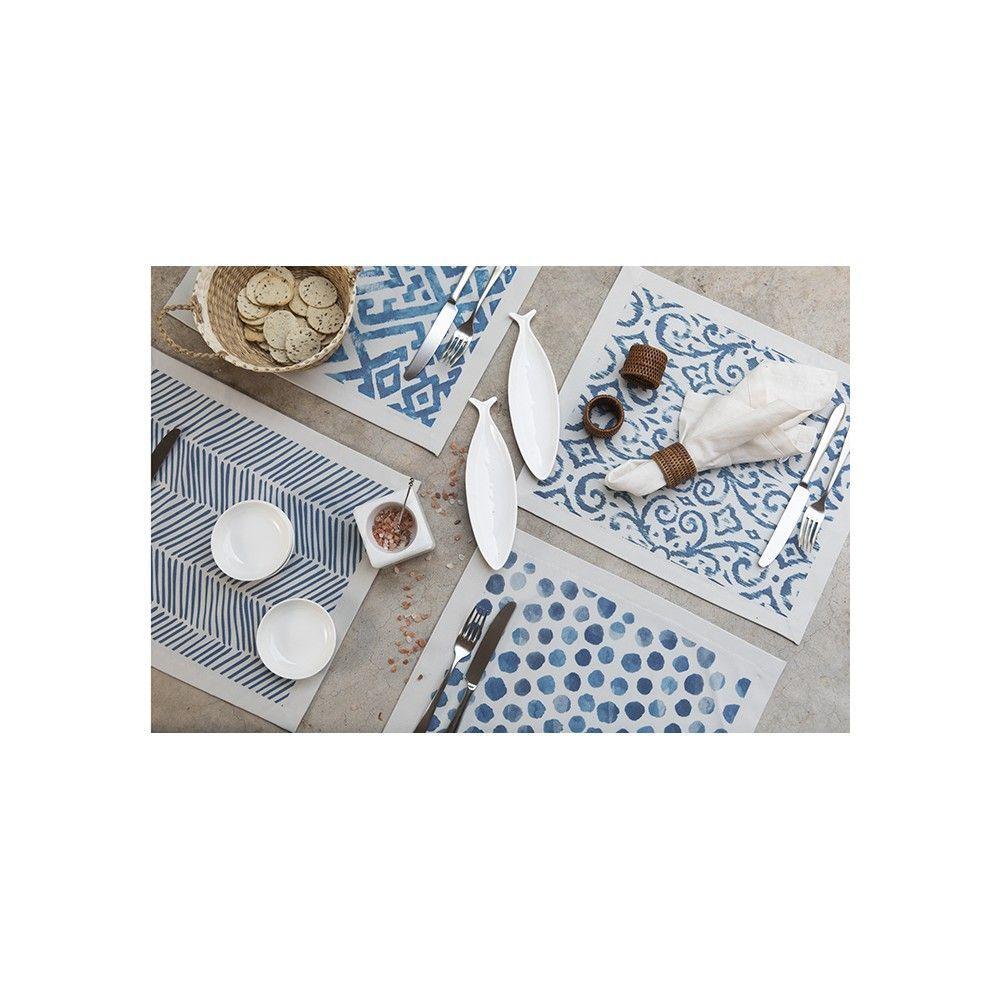 Set  de Individuales Impermeables Blue-5