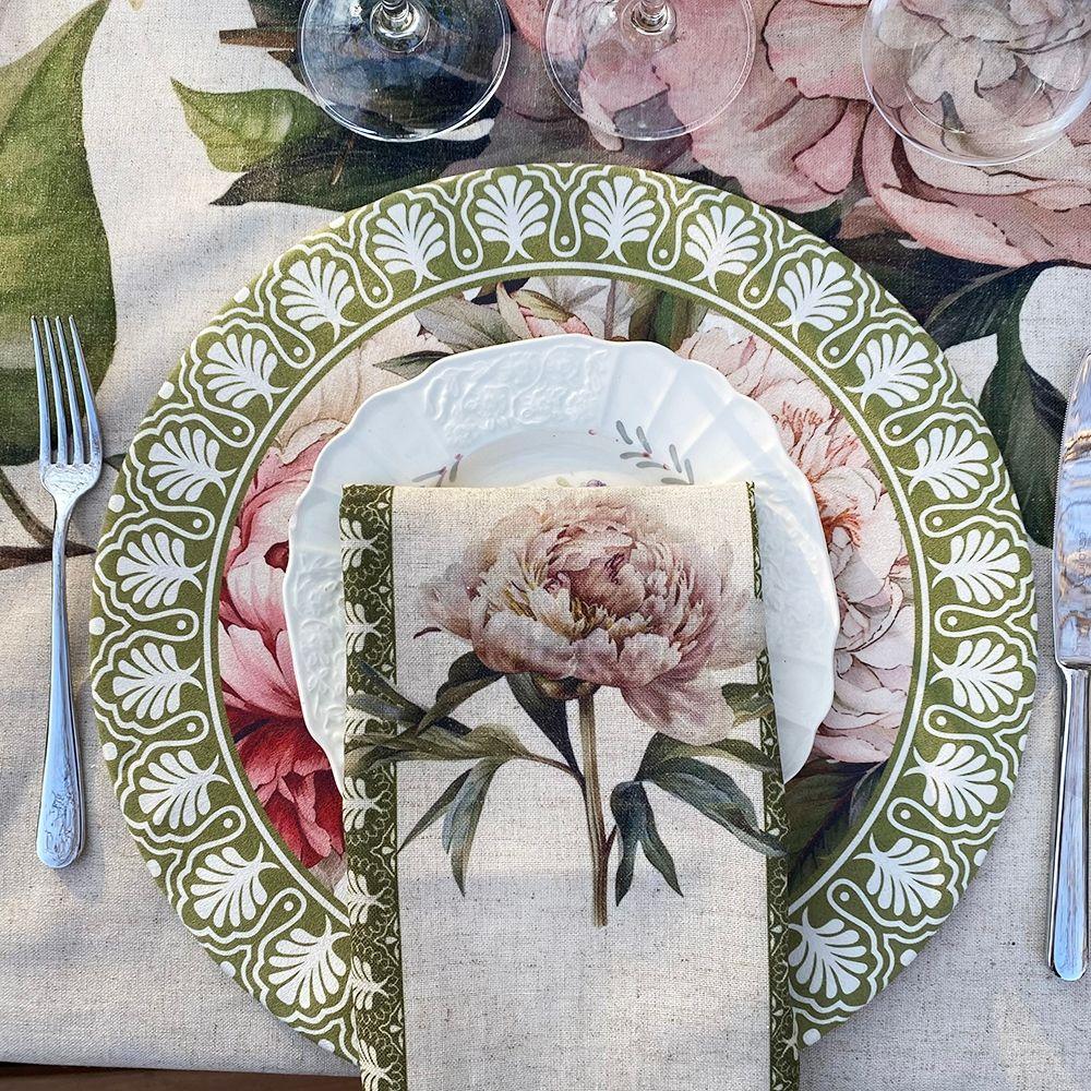 Set 4 Servilletas Camelia - Lino Poliester - 44 cm. x 44 cm.-2