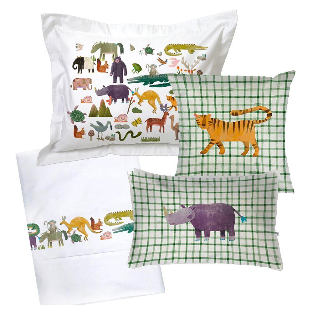 Funda de Almohada  - Wild Life - 50x70-2