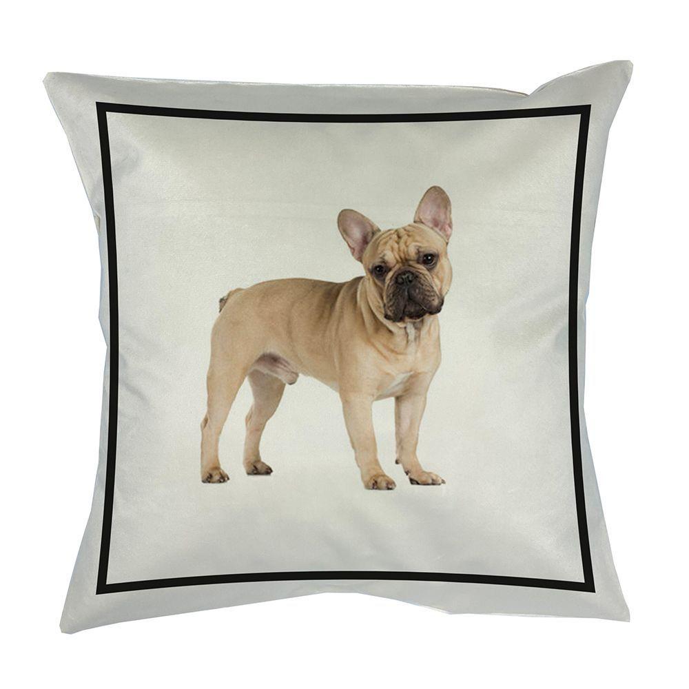 Cojín Classic Bulldog Frances Beige, 45x45-2