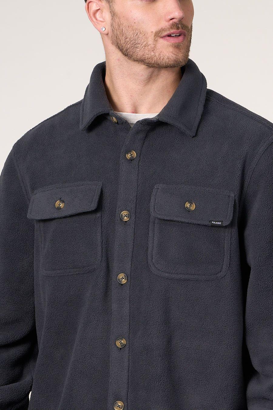 Camisa Campera de Polar Hombre City Polemic-2