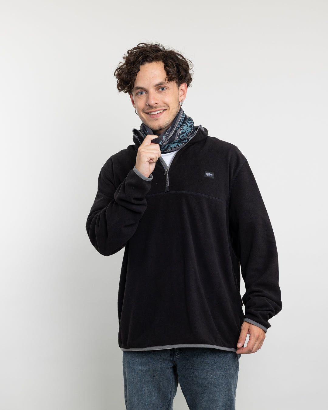 Polerón Hombre Micropolar Invierno sin gorro Polemic-4