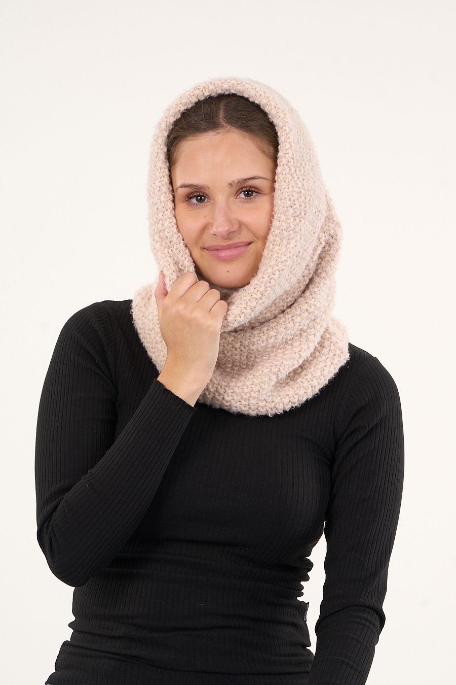 Bandana Mujer Cuello Invierno Tejido y Sherpa interior Polemic-2