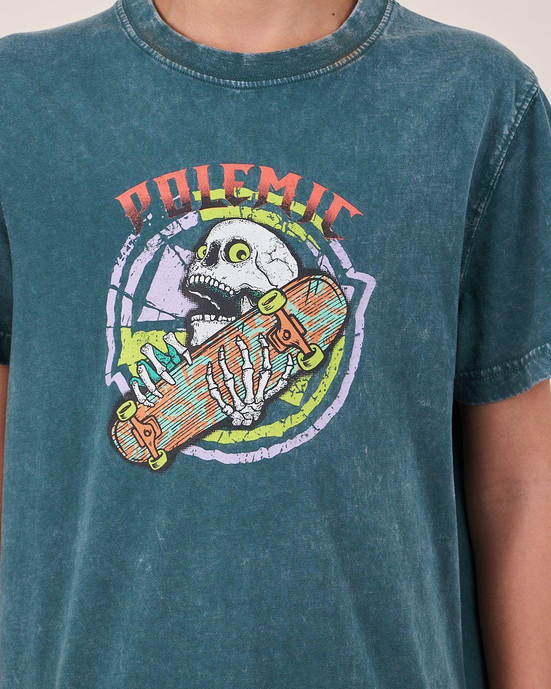 Polera procesada manga corta 1154 niño Polemic-3
