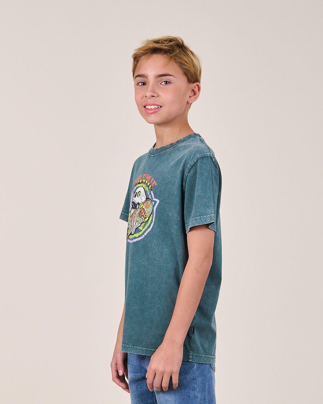 Polera procesada manga corta 1154 niño Polemic-4