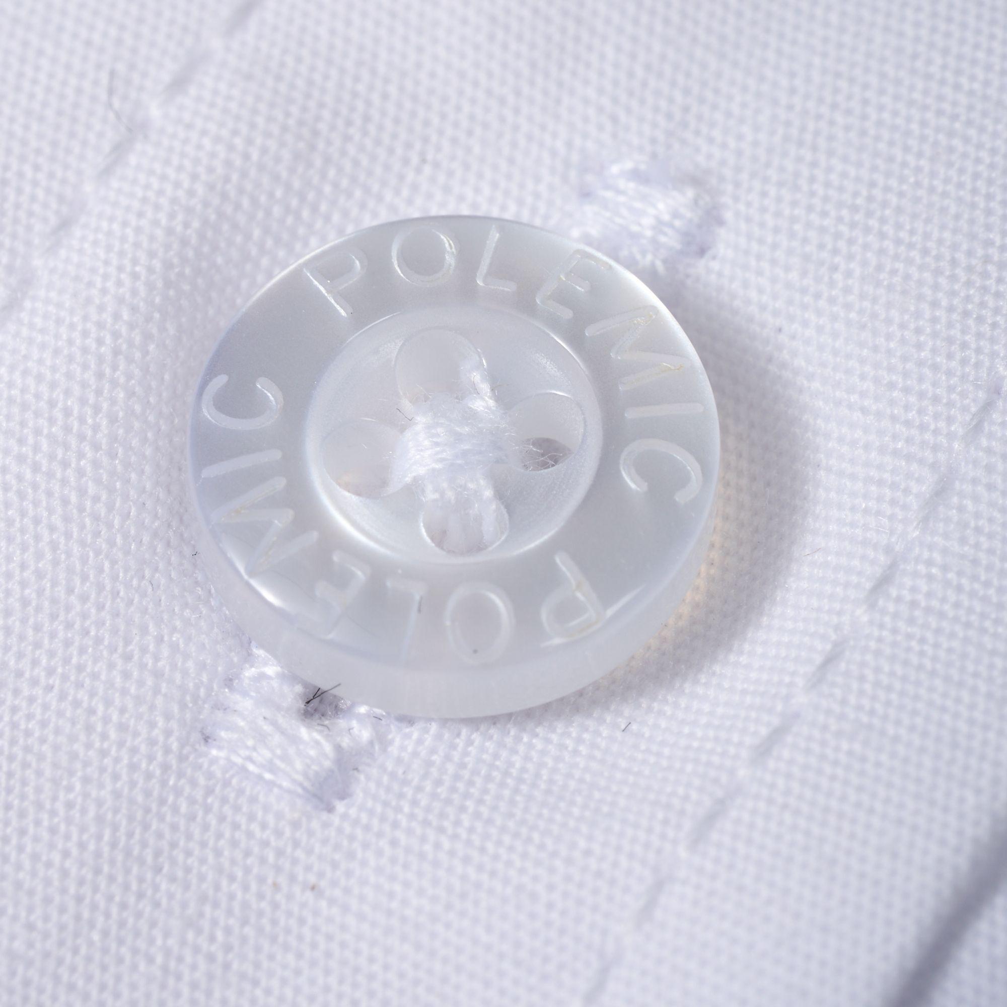 Camisa Escolar Slim Blanca CP1720 Polemic-4