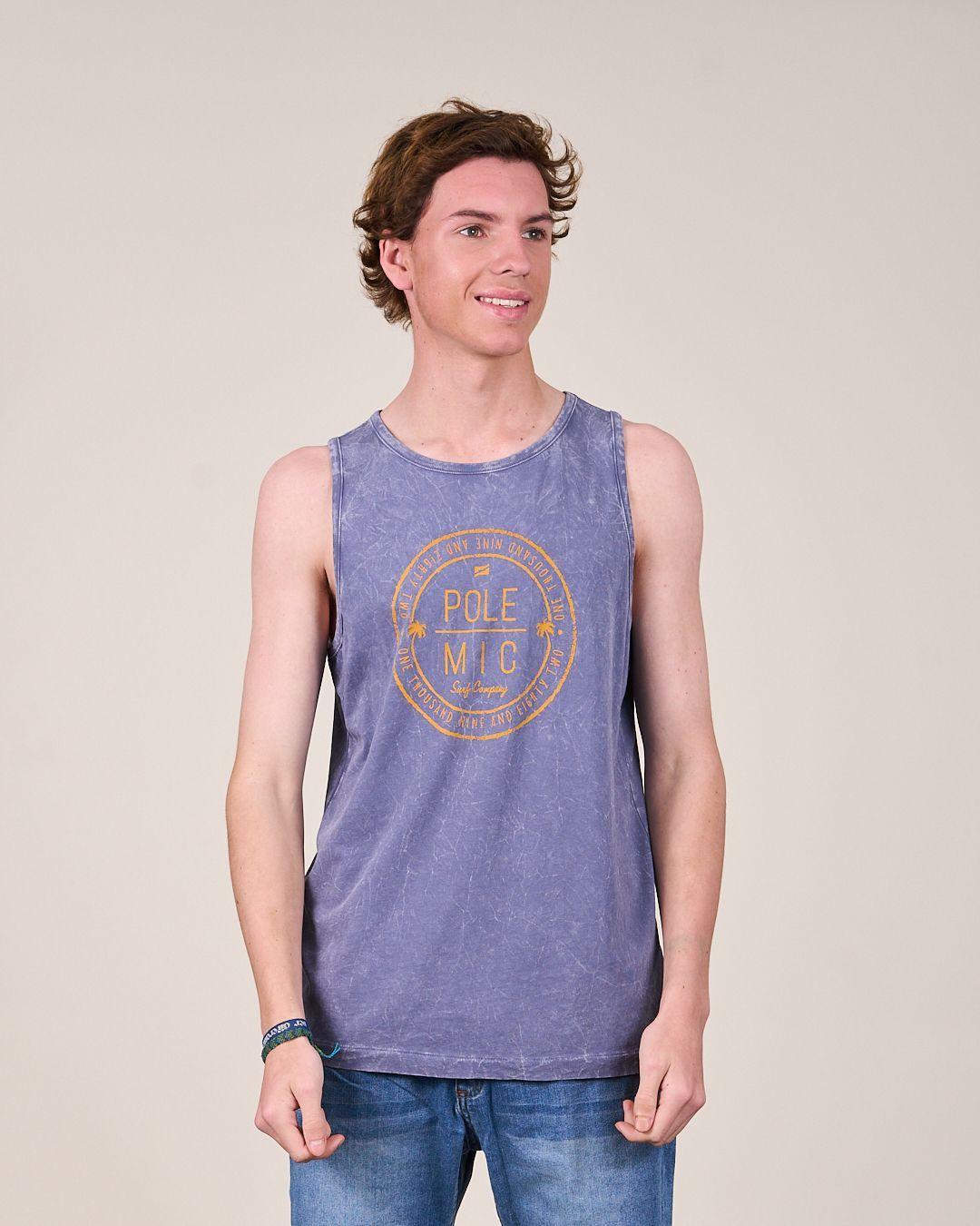 Polera Musculosa procesada Classic 1396 Polemic-3