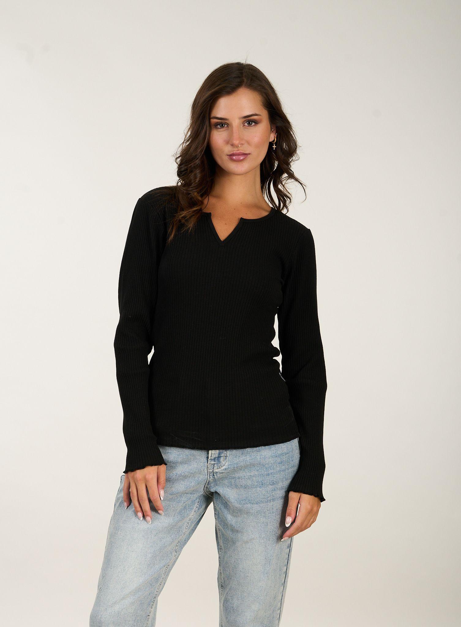 Polera Manga Larga RIB Slim Fit UW1703 Polemic-2
