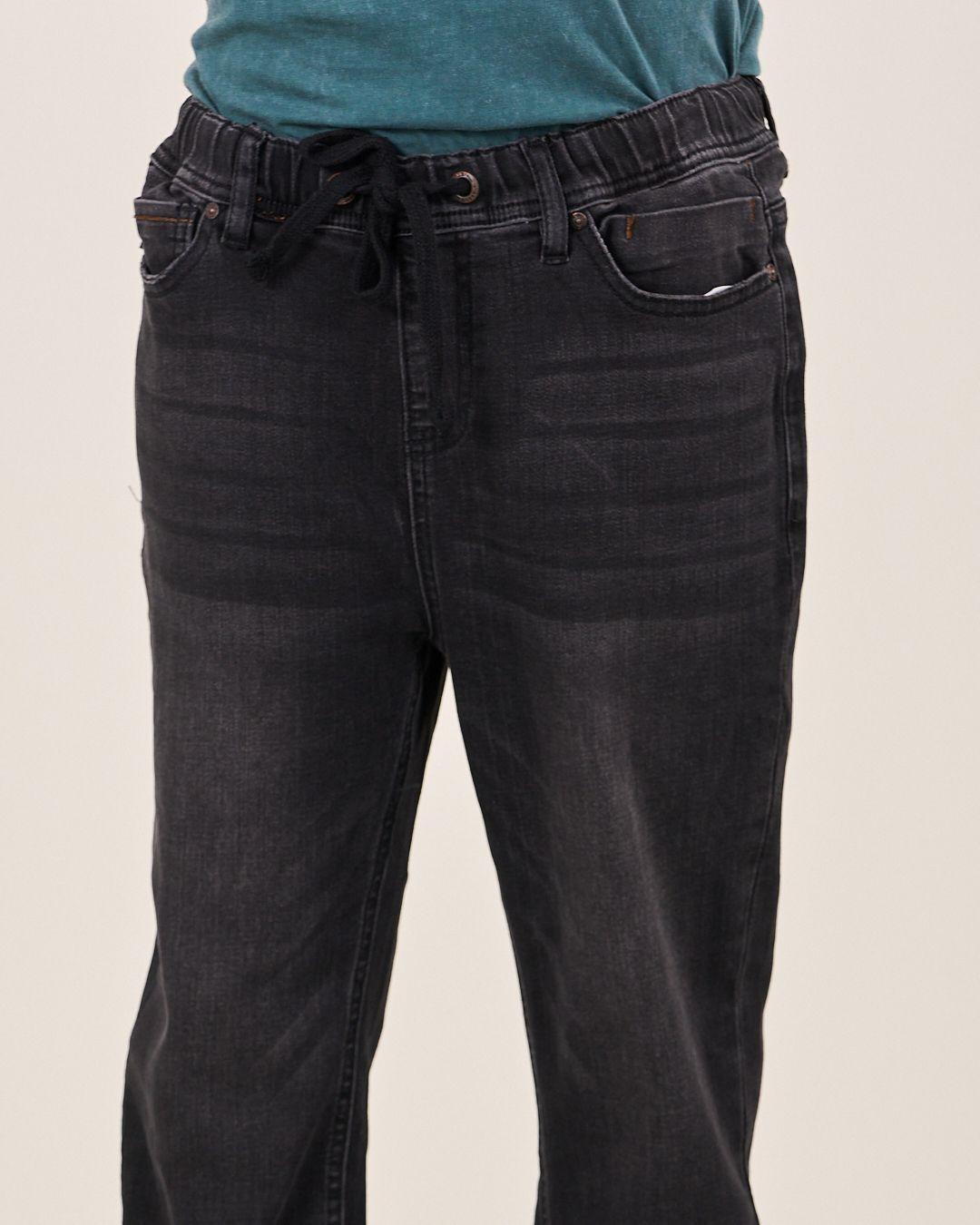 Jogger niño denim Standar Fit Negro 4196 Polemic-3