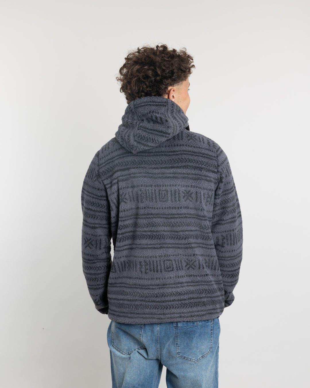 Polerón Juvenil Mini Sherpa Full estampado con gorro Polemic-2