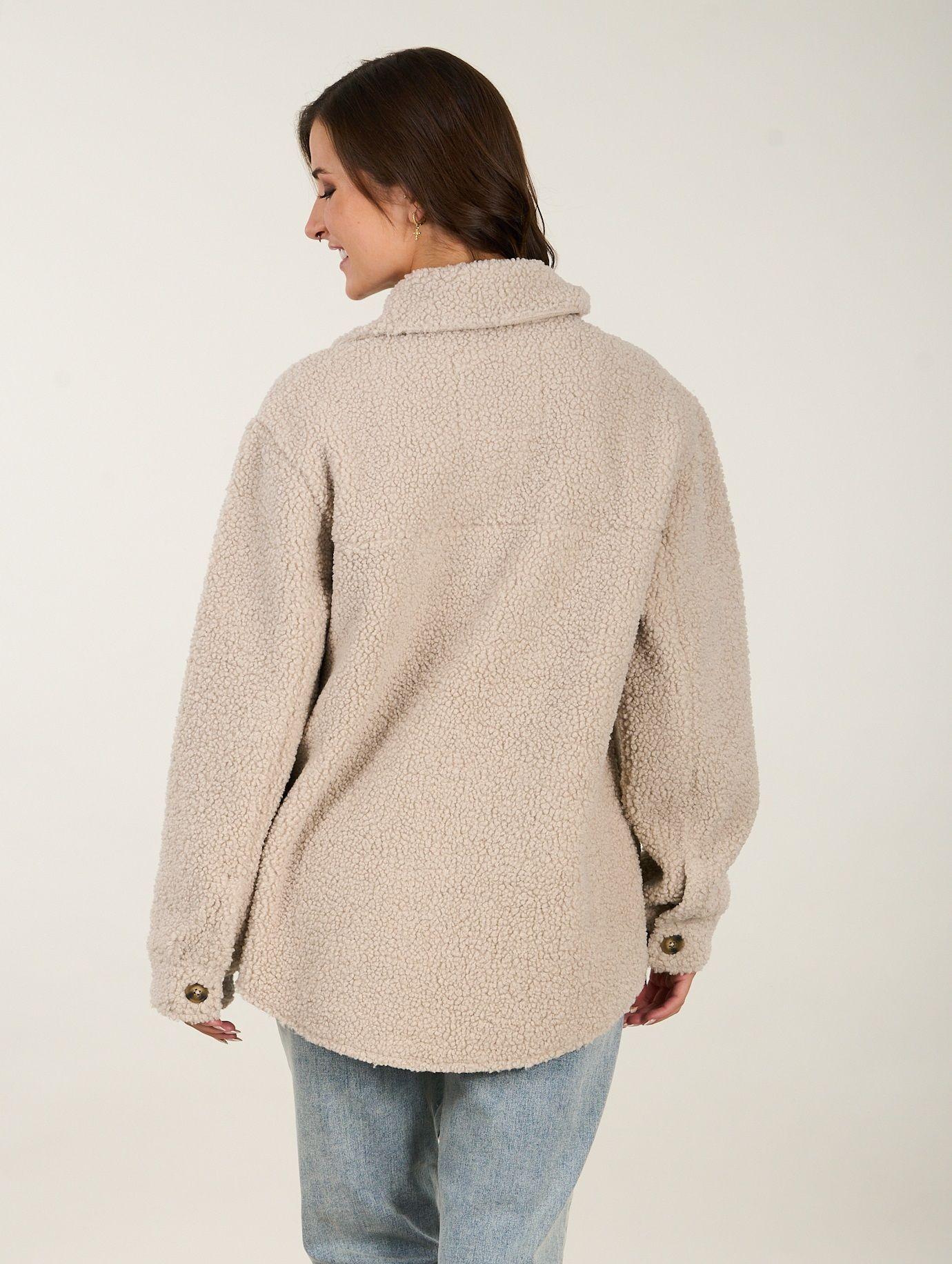 Chaqueta Sobrecamisa Bondend Abrigo Sherpa Polemic-1