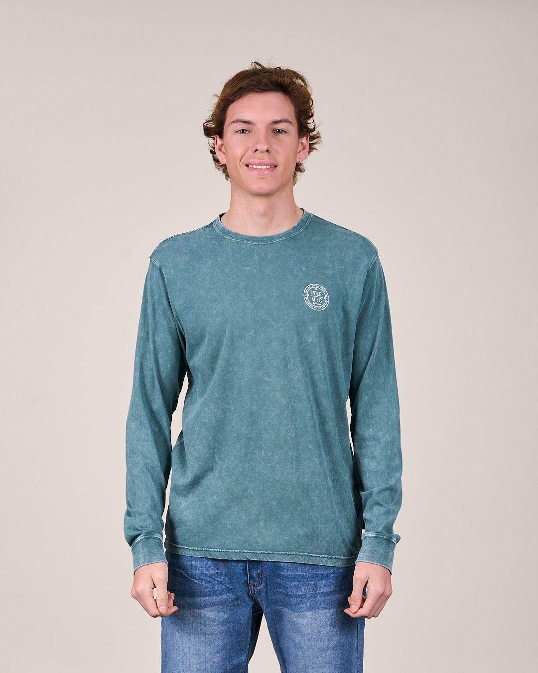 Polera procesada manga Larga 6310 niño Polemic-2