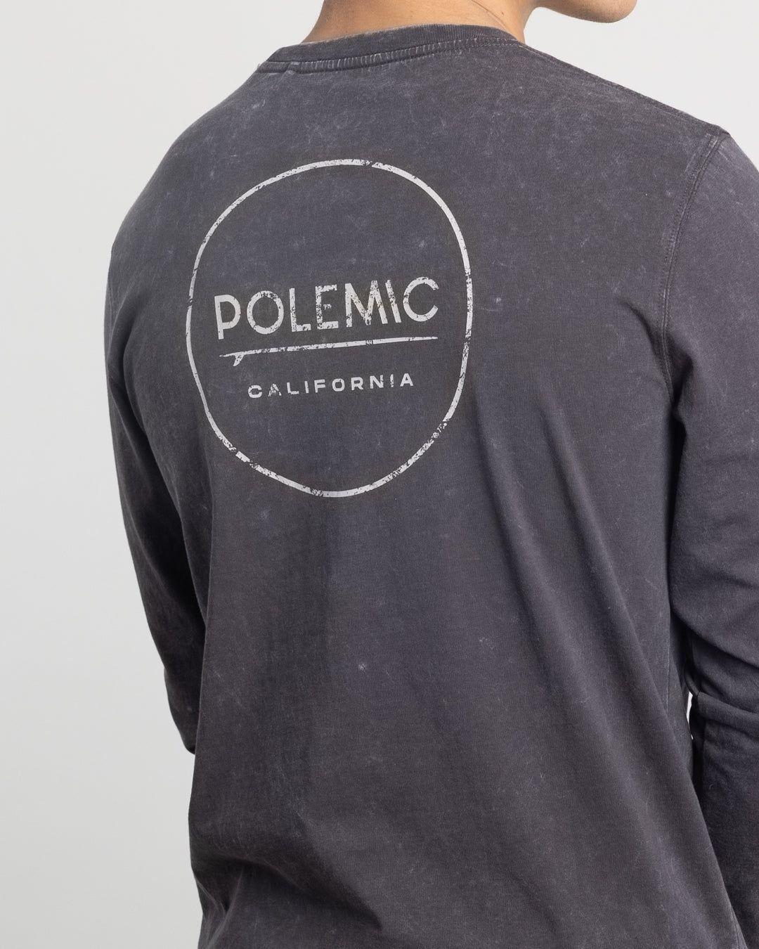 Polera manga larga juvenil con proceso y estampado Polemic-3