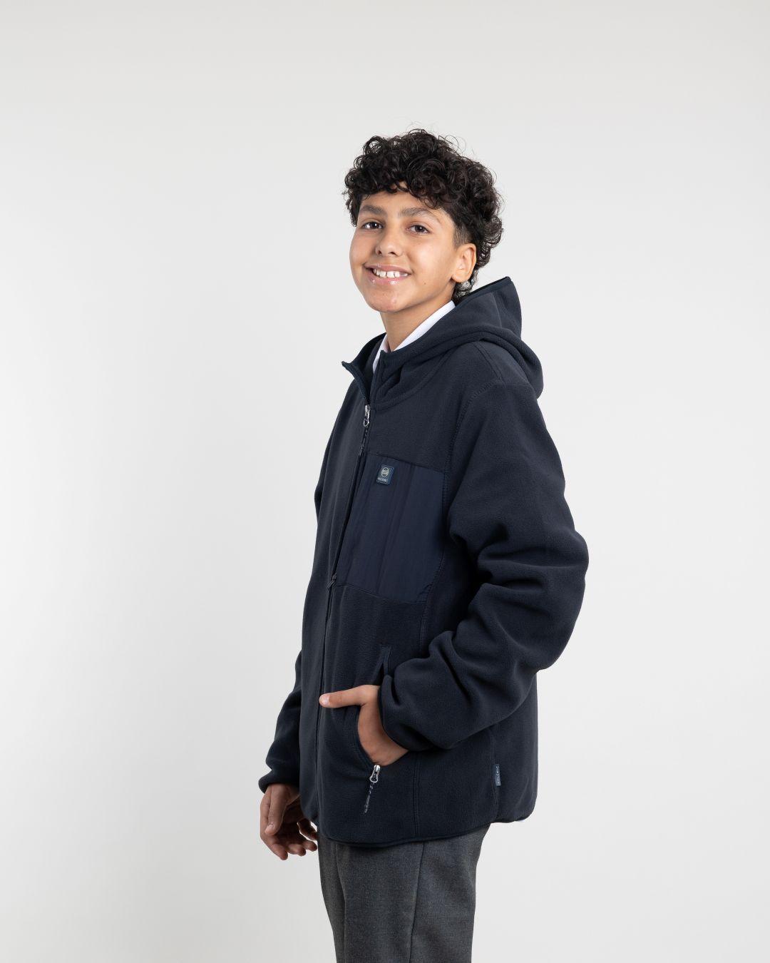 Poleron Escolar micropolar canguro CP31 (T.6-T.10) POLEMIC-2