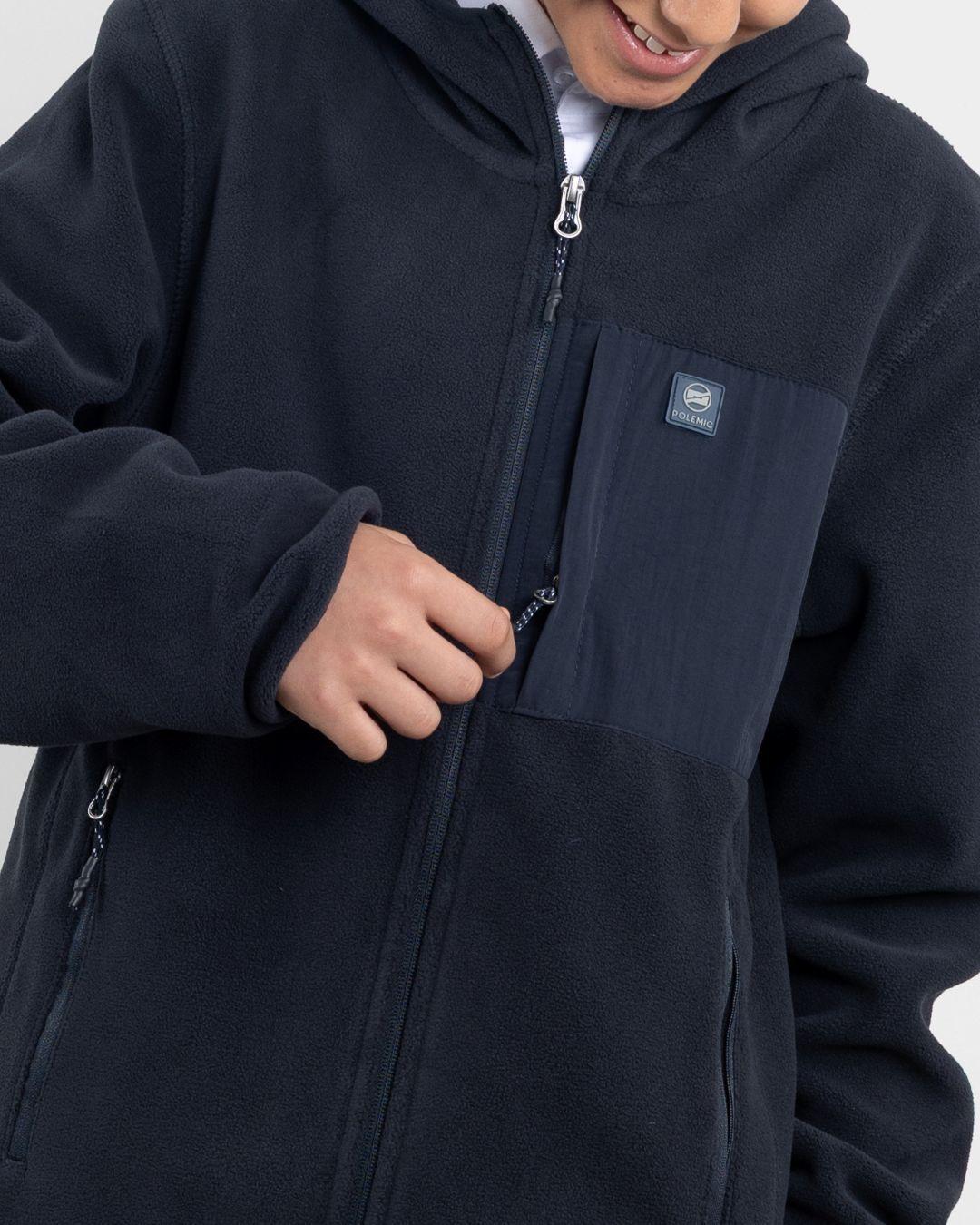 Poleron Escolar micropolar canguro CP31 (T.6-T.10) POLEMIC-3