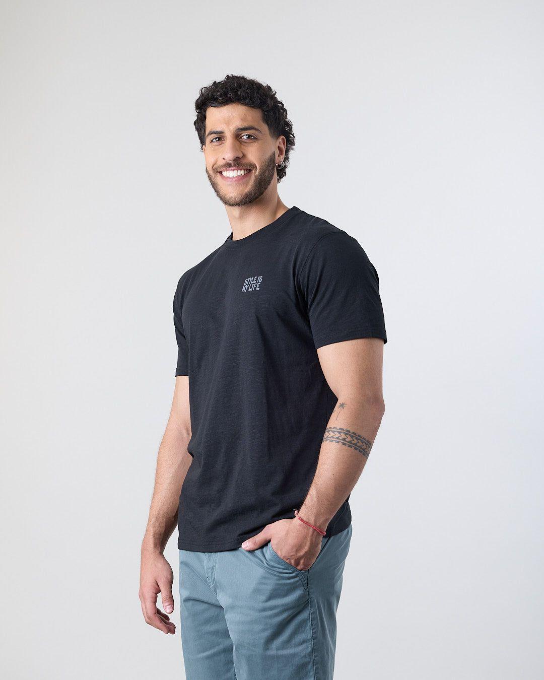 Polera hombre manga corta tipo Bambu XV1712 Polemic-2