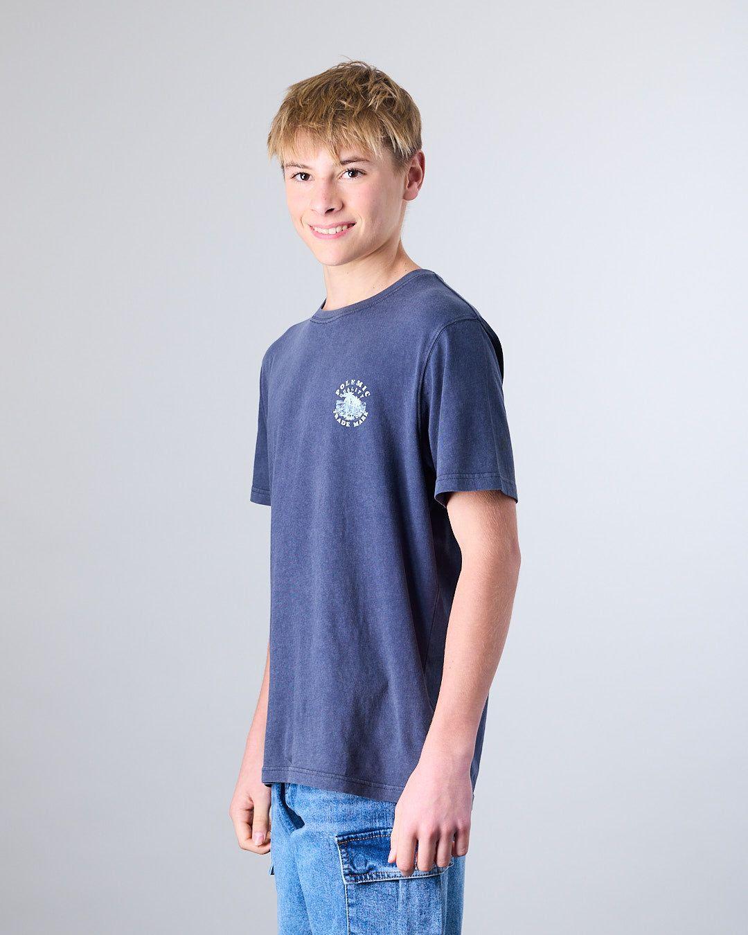 Polera junior manga corta Beach XV1372 Polemic-2