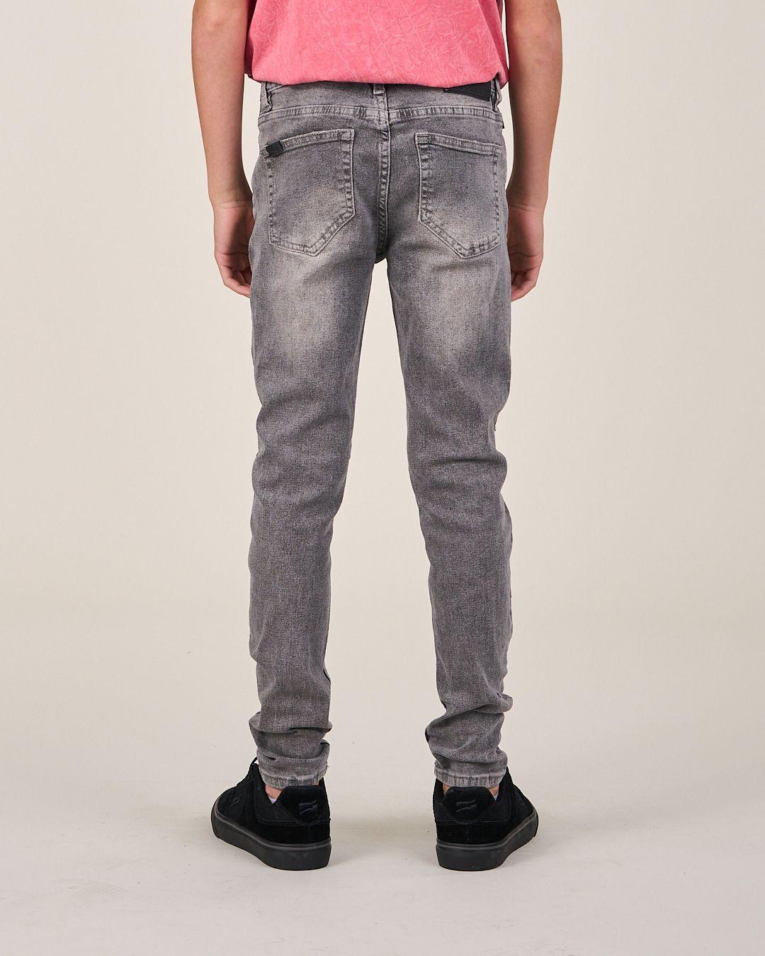 Jeans denim Skinny Fit Gris Kids 4150 Polemic-3