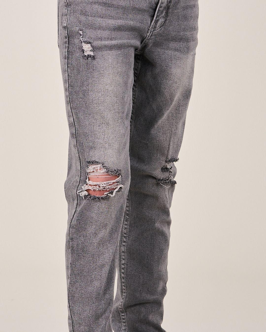 Jeans denim Skinny Fit Gris Kids 4150 Polemic-4