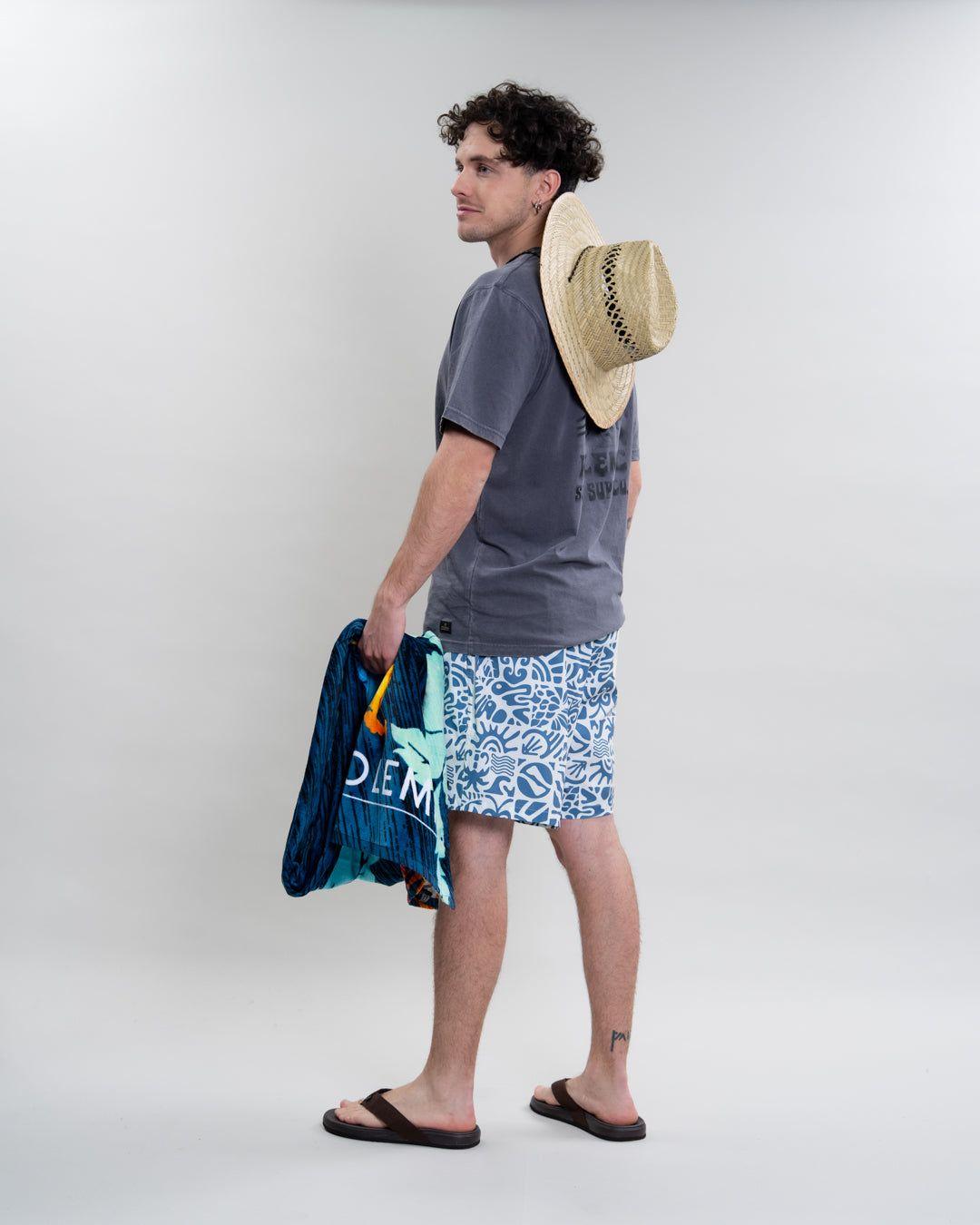 Traje de baño pretina elasticada Surf Polemic-1