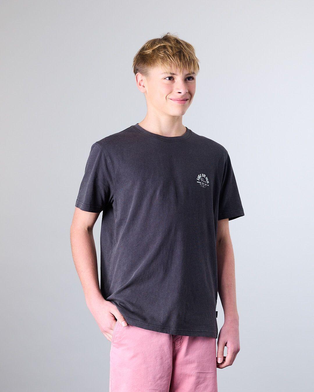Polera junior manga corta Surf Life Rule XV1374 Polemic-0