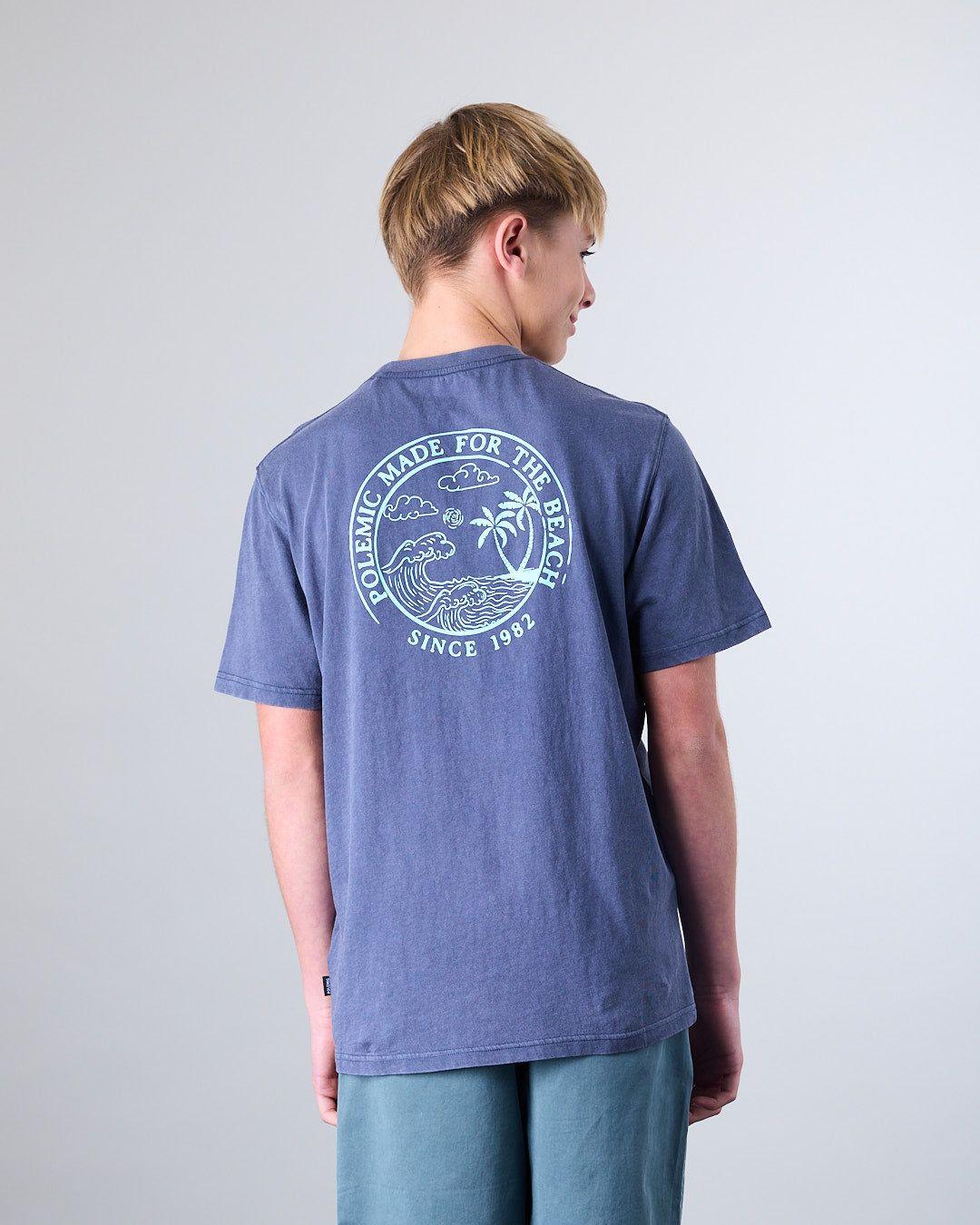 Polera junior manga corta The Beach XV1376 Polemic-1