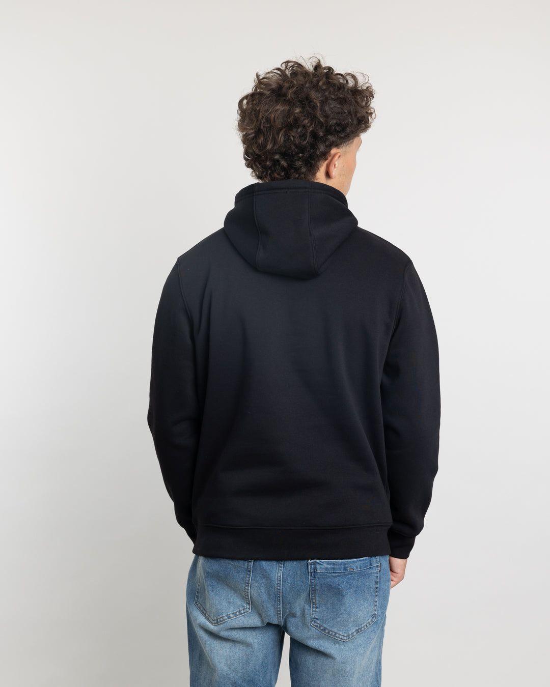 Poleron tipo canguro sin cierre Invierno Negro niño POLEMIC-4