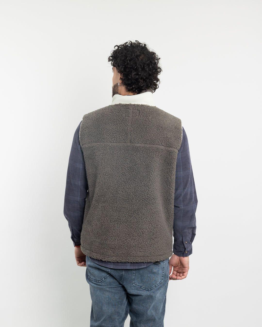 Polerón Hombre Polar sin mangas Sherpa forrado Bonded Polemic-3