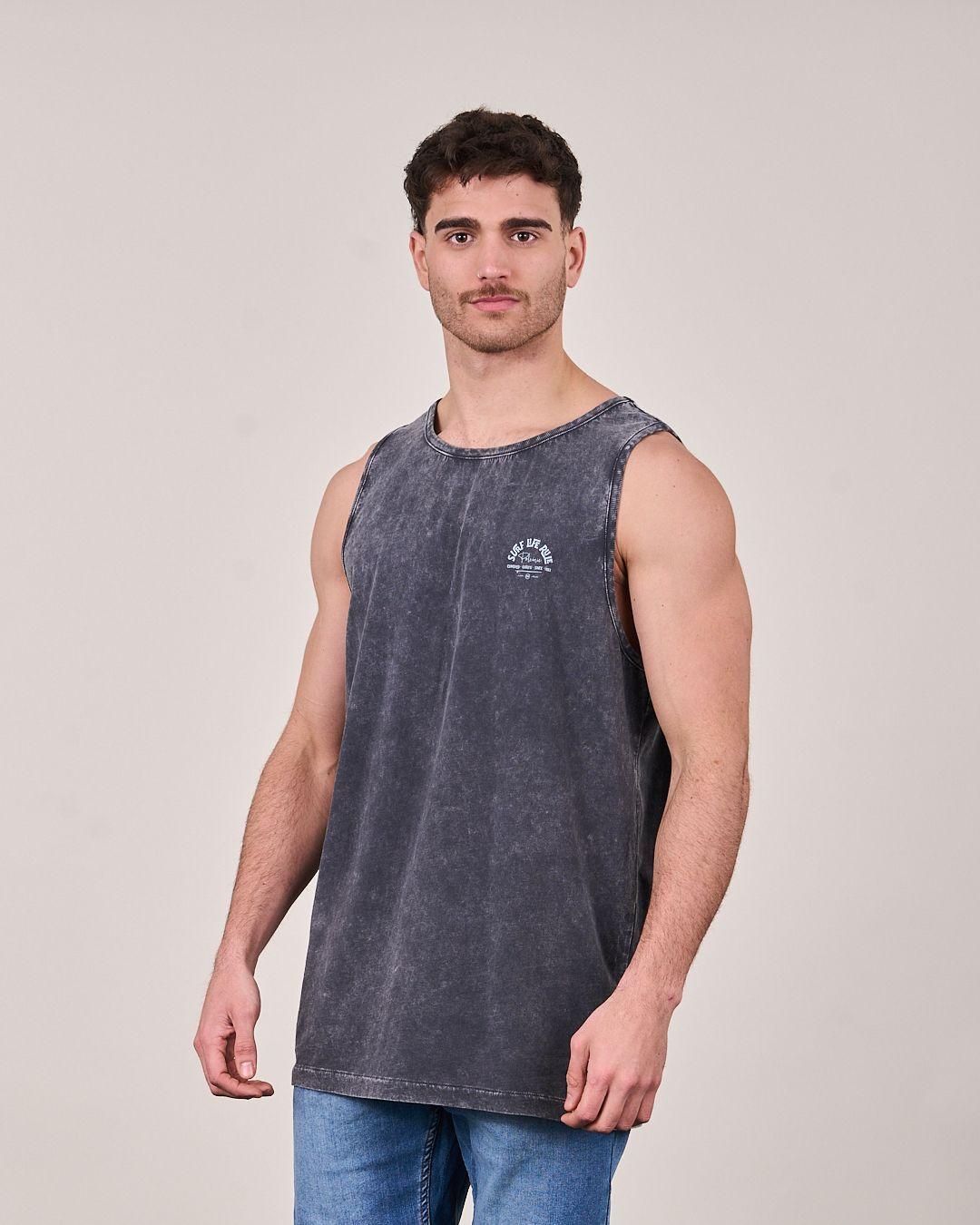 Polera Musculosa procesada Classic  VV1797- Polemic -4